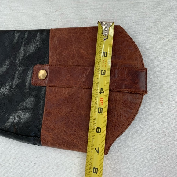 Steve Madden Rogerrr Black/Brown Leather Zip Knee High Riding Boots Woman’s 8M - Picture 12 of 16